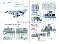 QDS+48520   3D Декаль интерьера кабины Tornado Gr.1 (Italeri) (малая версия) (с 3D-печатными деталями) (attach3 85258)